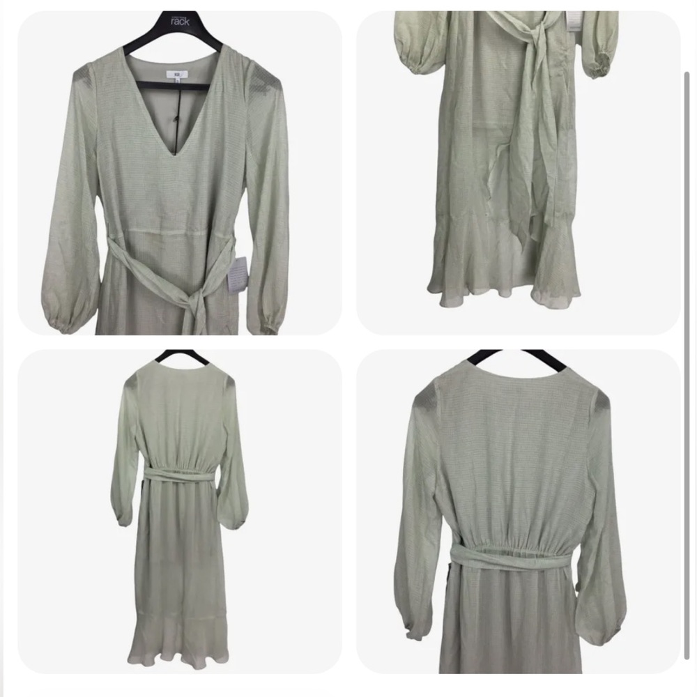 Nsr Chiffon Morgan Midi Flutter Women’s Dress Lon… - image 2